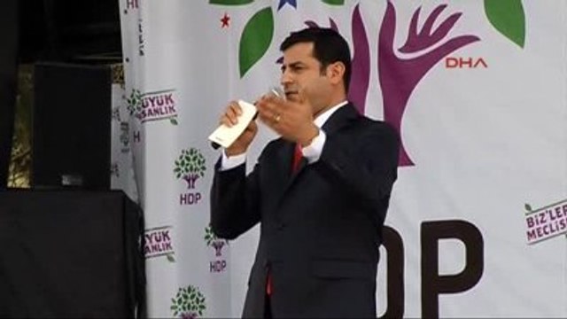 Elazığ- Demirtaş Mitingde Payımız Var Cumhurbaşkanı'na da Başbakan'a da Bu Dünyada da Öbür Dünyada...