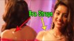 Sexy Deepika Singh Transparent Bra Straps Visible @ 7th Boroplus Gold Awards 2014