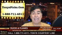 NHL Game 4 Free Pick Prediction Calgary Flames vs. Anaheim Ducks Odds Playoff Preview 5-8-2015
