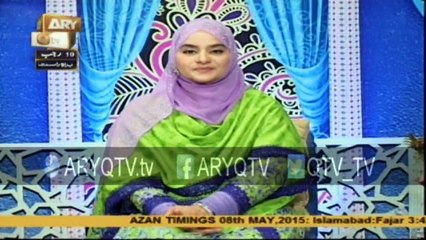 SANA-E-SARKAR 8th May 2015