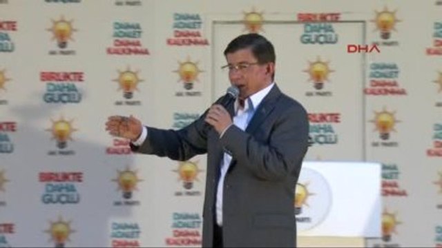 Adıyaman-6 - Başbakan Ahmet Davutoğlu Mitngde Konuştu