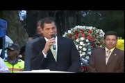 Discurso Presidente Correa en memoria de Eloy Alfaro en el Parque El Ejido