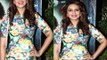 Sexy Huma Qureshi Looking Hot In Colourful Dress