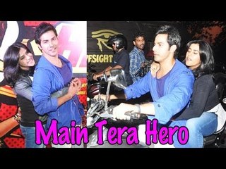 Varun & Ekta Kapoor Promoting Film On Road
