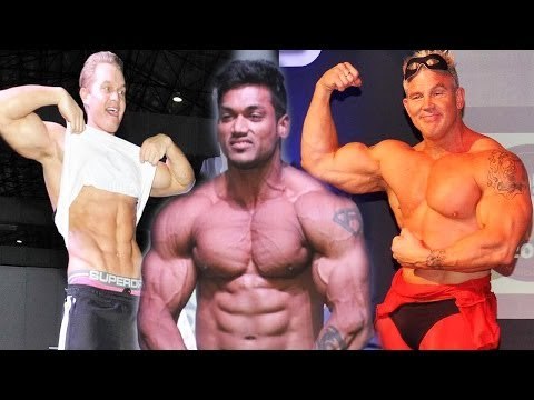 UK Biggest Fitness Expo Body Builders Posing