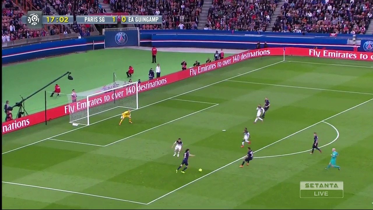 Zlatan Ibrahimovic Skills and Goal PSG 2-0 Guin...