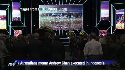 Call for redemption as executed Australian mourned