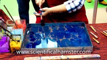 How to Paint on Water as Paper Marbling with Ebru Art