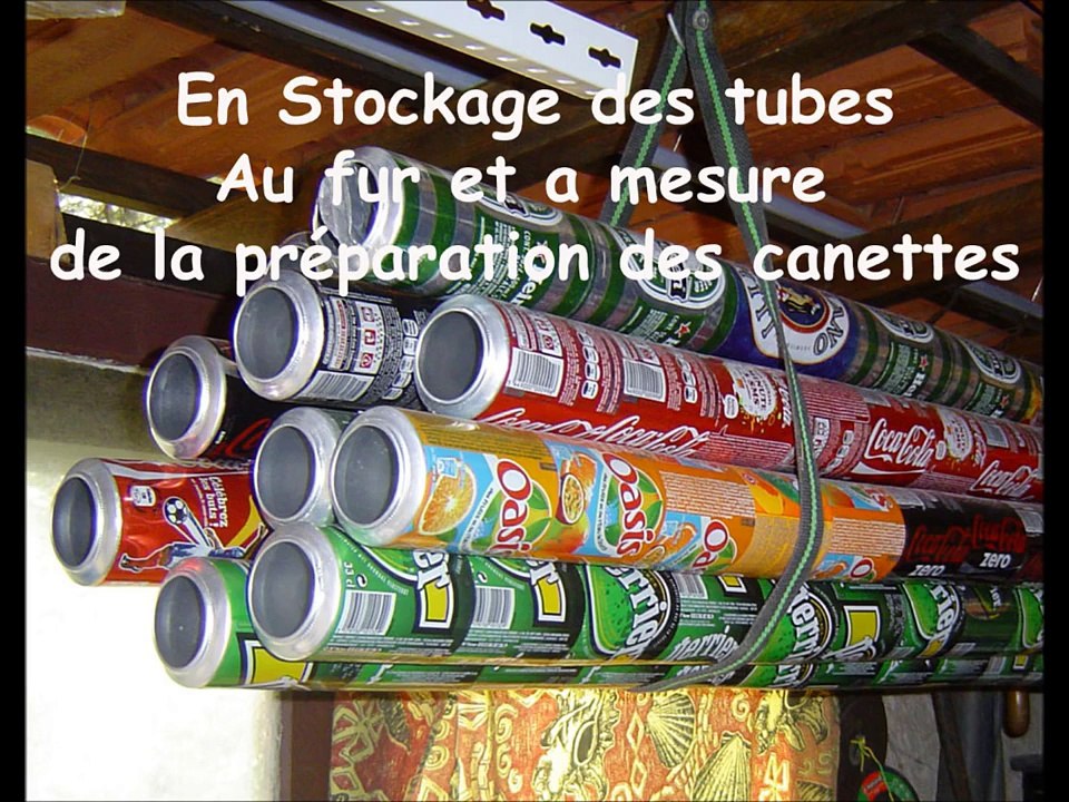 Chauffage Solaire Air avec des Canettes de Soda en Aluminium Energie Solaire