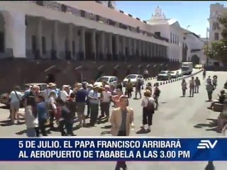 Video herunterladen: Así se prepara Quito para la visita del papa Francisco