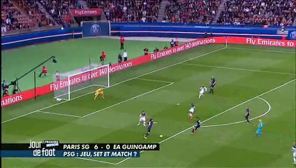 PSG 6 - 0 Guingamp (Goals and Highlights) Ligue 1