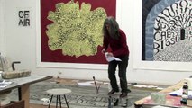 Angela Cavalieri: large scale linocut printmaking process