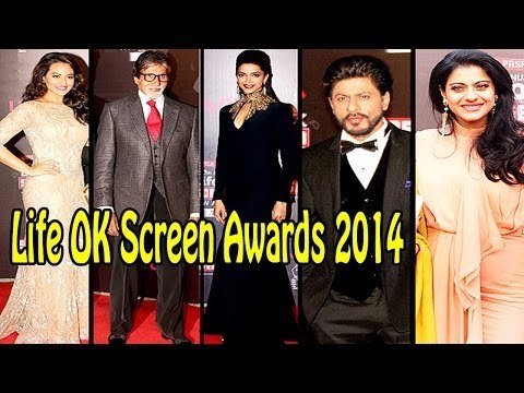 20th Annual Life Ok Screen Awards 2014 | Sonakshi Sinha, Shahid Kapoor, Shahrukh Khan