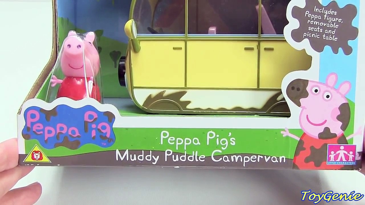 Peppa Pig Camper Van Peppa Pig Suzy Sheep Danny Dog and Zoe Zebra ToyGenie