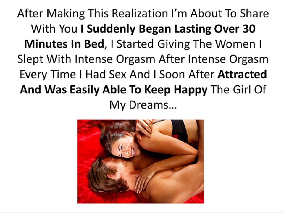 How To Last Over 30 Minutes In Bed Naturally