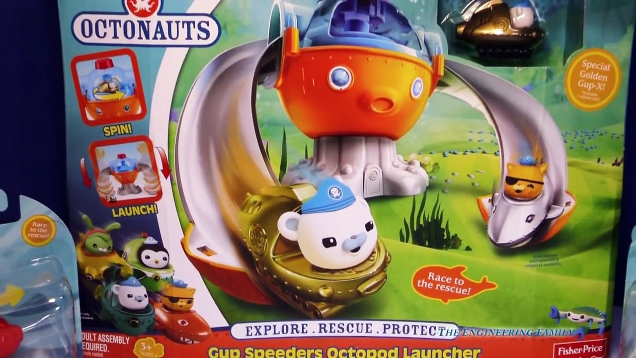 OCTONAUTS Disney Junior Octonauts Gup Speeders Octopod Launcher Octonauts Toy Video