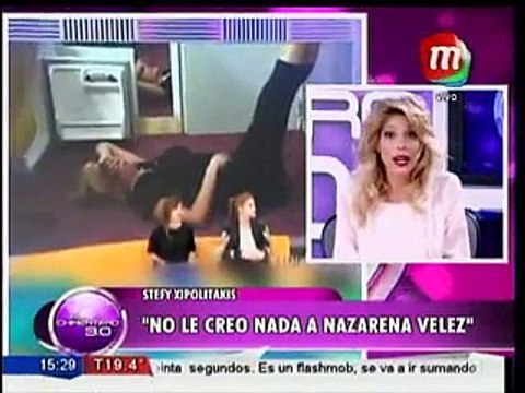Stefy Xipolitakis disparó contra Nazarena Vélez