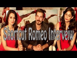 Red Hot Ameesha Patel & Puja Gupta Interview For Film ''Shortcut Romeo''