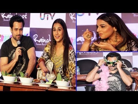 Sexy Hot Desi Bhabhi Vidya Balan Promoting Her Film ''GHANCHAKKAR'' With Emraan Hashmi