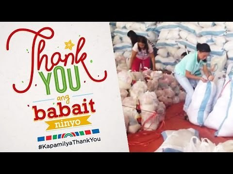 Kapamilya Thank You for Typhoon Ruby Volunteers