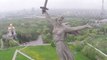 Drone Captures Iconic Monuments of the Battle of Stalingrad