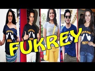Farhan Akhtar With Star Cast Of Film ''FUKREY'' @ Song Launch "JUGAAD"