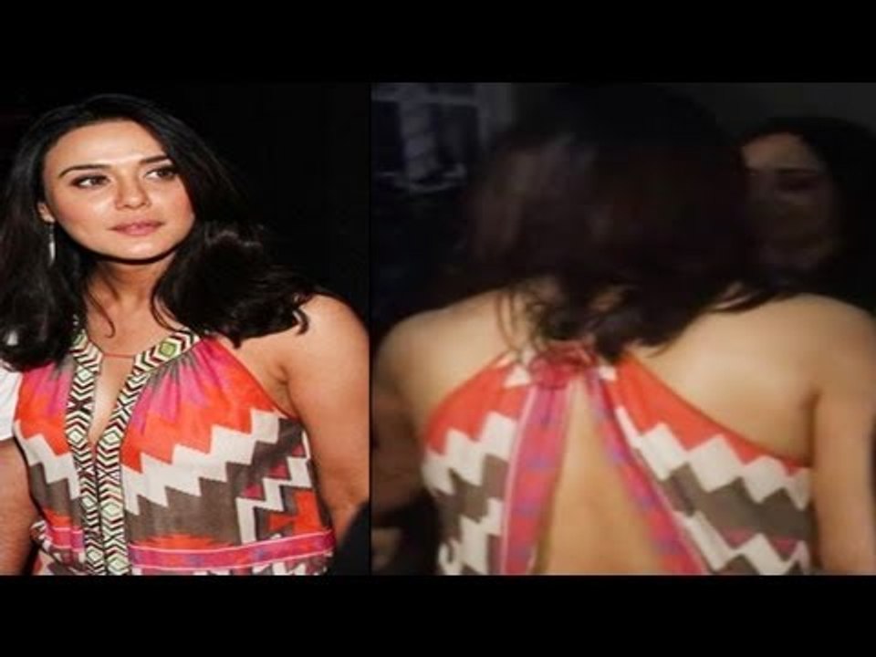 Sexy Preity Zinta Backless Dress Looks Hotter