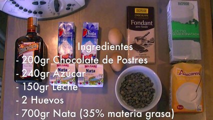 Helado casero de chocolate con Thermomix y heladera - Recetas de postres