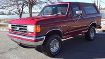 1991 Ford Bronco Silver Anniversary Edition 86k original miles, in great shape FOR SALE