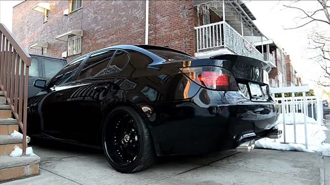 My BMW 545i with Cherry Bomb glasspack exhaust