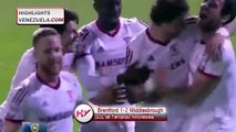 Highlights Brentford vs Middlesbrough. VenEx Gol de Fernando Amorebieta