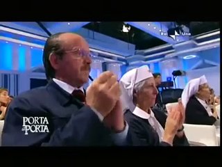Il Caso Lourdes a Porta a Porta con Claudia Koll e Daniele Gatti.mpg