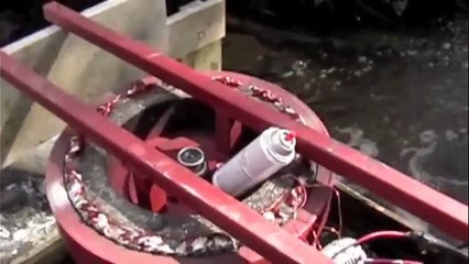 Home made Water POWER GENERATOR low rpms permanent magnets.