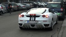 Ferrari F430 in Belgrade - Engine sound!