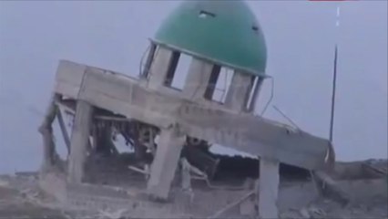 طائرات تحالف إعادة الأمل تقصف ضريح مؤسس حركة الحوثي