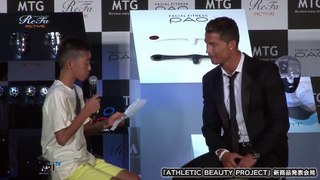Ronaldo comes to the rescue of the Japanese kid