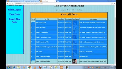 Advance CMS _ Website in PHP_MySQL in Urdu_Hindi 16 of 32 from Abdul on Vimeo