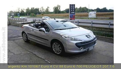 BRESCIA,    PEUGEOT  207 CC 1598 ALIMENTAZIONE BENZINA