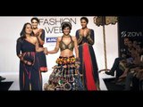 Sexy Mandira Bedi Walks For Pallavi Jaipur @ Lakme Fashion Week 2013