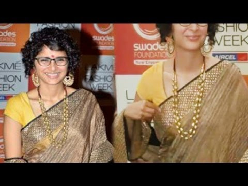 Kiran Rao Ramp Walk At Lakme Summer Fashion Week  For Vikram Phadnis