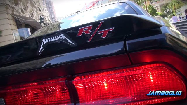 American Muscle Cars take over Monaco's Casino Square!! - V8, V10 sounds, revs and more!