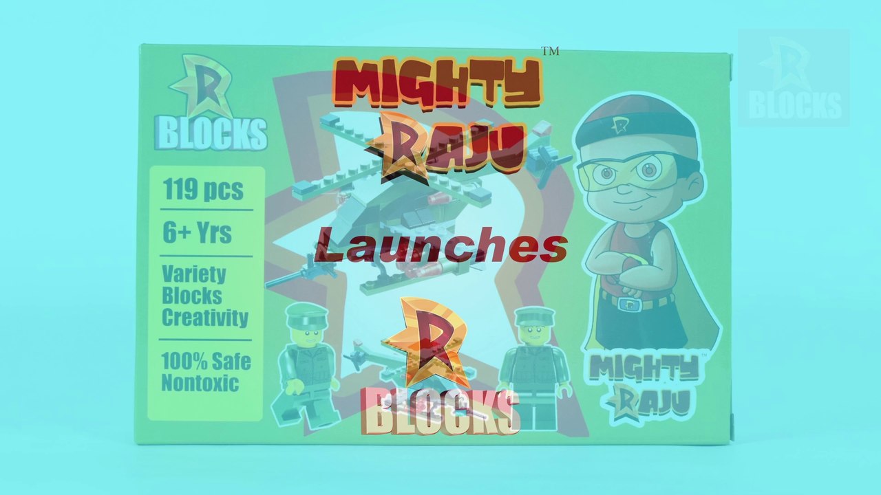 Mighty Raju R Blocks - Helicopter 119 Pcs - Product Video