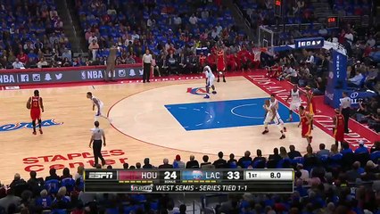 Matt Barnes Block James Harden _ Rockets vs Clippers _ Game 3 _ May 8, 2015 _ 2015 NBA Playoffs