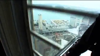 CN Tower's new view from the glass bottom elevator