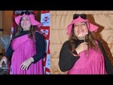 Dolly Bindra Wearing Pink Hat Celebrates Womens Day At 92.7 Big FM