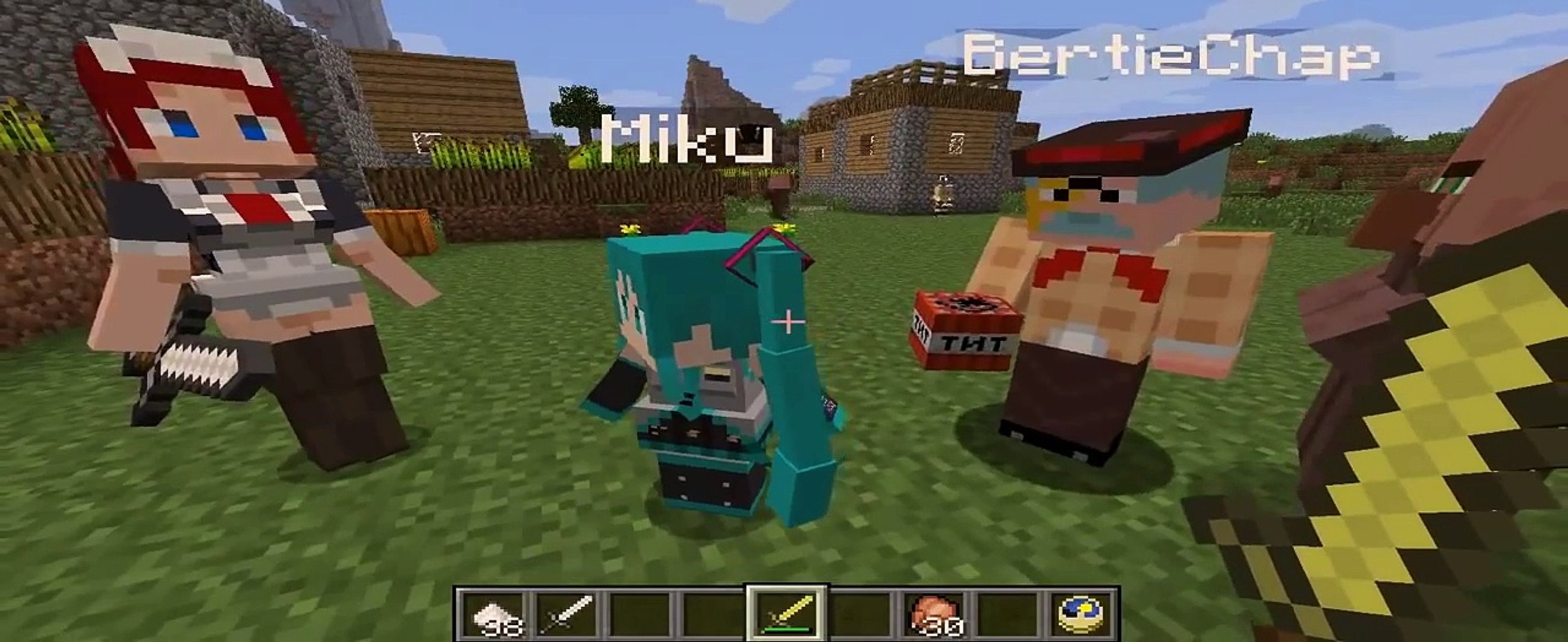 Minecraft Miku Maids Hatsune Vocaloid More Mod Showcase Faster Hd Video Dailymotion