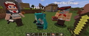 Minecraft MIKU MAIDS! Hatsune Vocaloid & More! Mod Showcase!  - Faster - HD