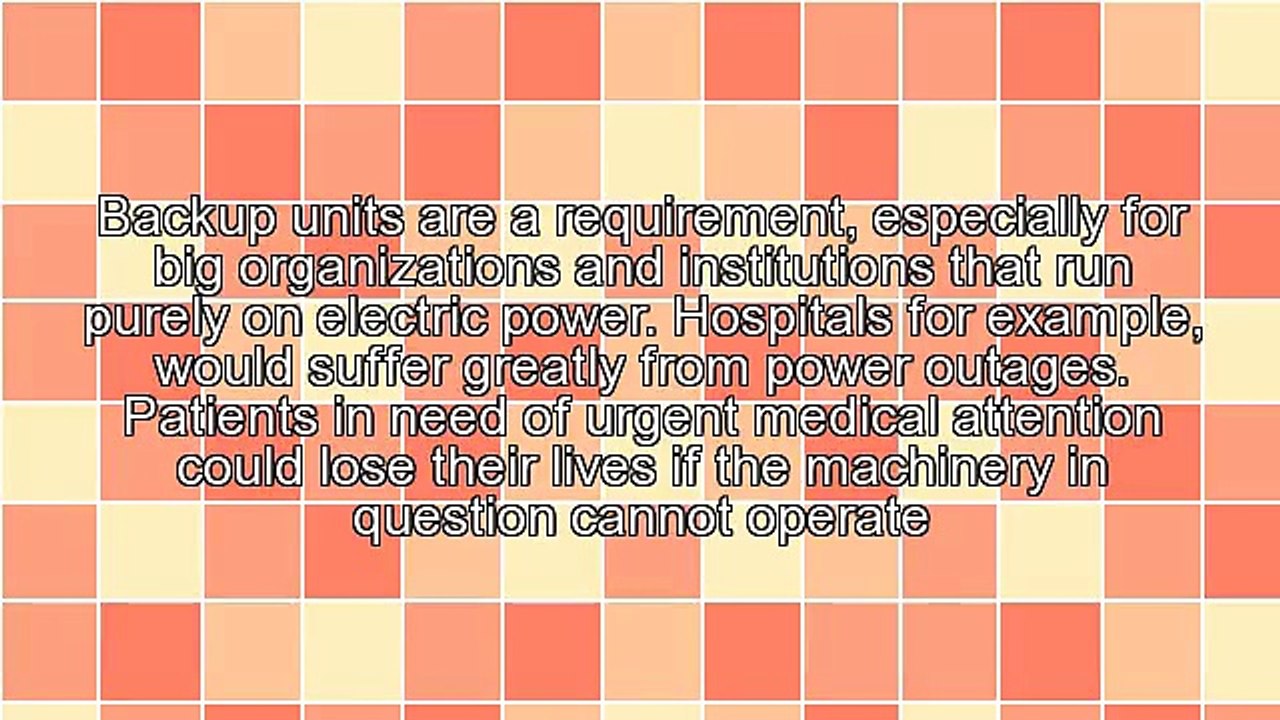 A Review Of Emergency Generator Fuel Systems