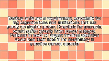 A Review Of Emergency Generator Fuel Systems