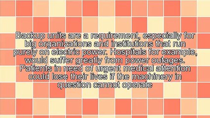 A Review Of Emergency Generator Fuel Systems